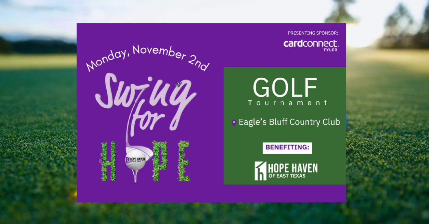 Swing for Hope Golf Tournament — Monday, November 2nd, Eagle’s Bluff Country Club