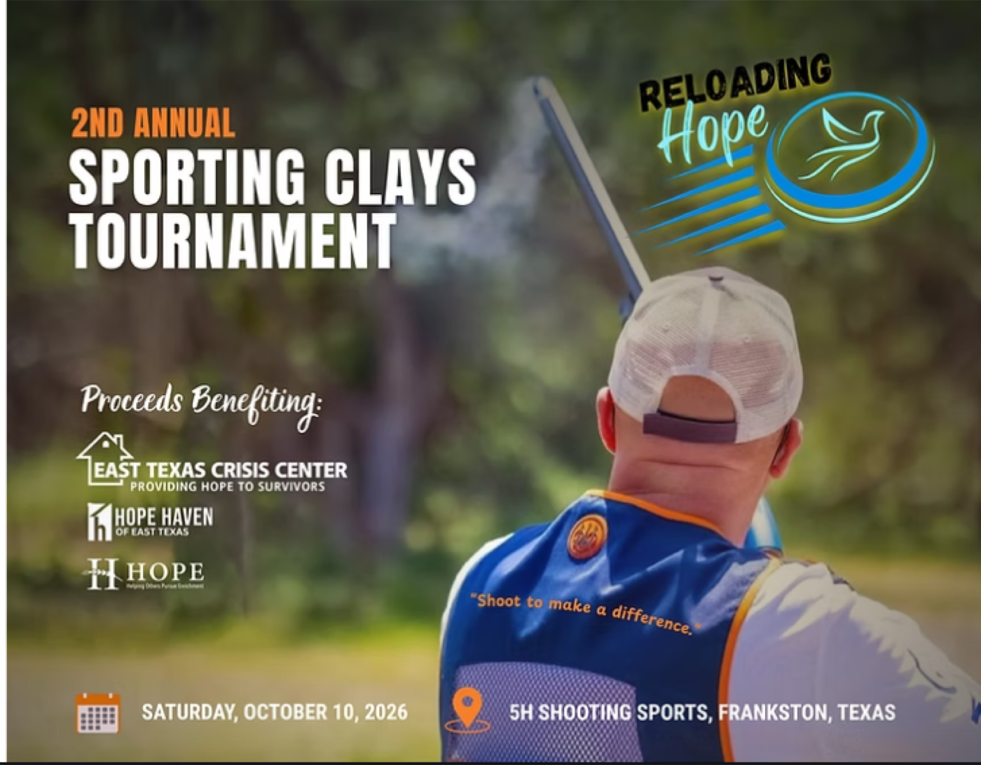 2nd Annual Sporting Clays Tournament — Reloading Hope
